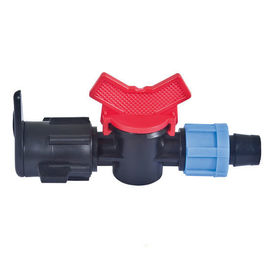 Válvula ULTRAVIOLETA de la utilización de la cerradura de la protección de irrigación de la válvula reutilizable del agua para la cinta del goteo