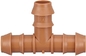 Conectores apropiados de acoplamiento de púas universales de la tubería de la irrigación para tubería del goteo del 1/2”