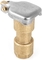 Herramienta de cobre amarillo de la irrigación de la válvula del acoplador rápido de 3/4 pulgada para la yarda