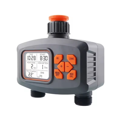 Display LCD de 2 vías para el hogar, jardín, riego, tiempo de lluvia, controlador automático