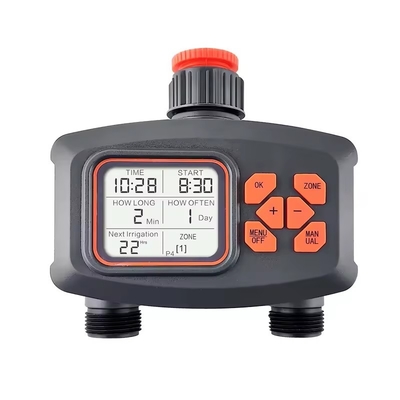 Display LCD de 2 vías para el hogar, jardín, riego, tiempo de lluvia, controlador automático