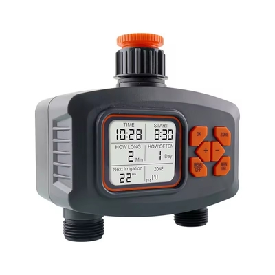 Display LCD de 2 vías para el hogar, jardín, riego, tiempo de lluvia, controlador automático